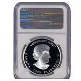2009 Canada .826OZ SIlver $25-Olympics NGC PF69 UC