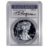 1999-P Silver Eagle PCGS PR70 DCAM Thomas D Rogers
