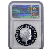 2009 Piefort G.Brit 1.682OZ Silver 5 Pounds-Olympi