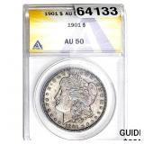1901 Morgan Silver Dollar ANACS AU50