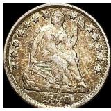 1858-O Seated Liberty Half Dime NEARLY UNCIRCULATE