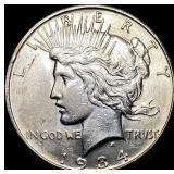 1934 Silver Peace Dollar CLOSELY UNCIRCULATED