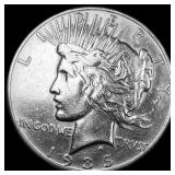 1935-S Silver Peace Dollar CLOSELY UNCIRCULATED