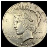 1935 Silver Peace Dollar CLOSELY UNCIRCULATED