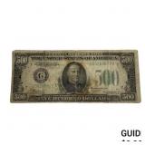 1934-A $500 Federal Reserve Note