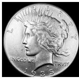 1935 Silver Peace Dollar CHOICE AU