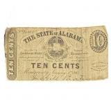 1863 10C State of Alabama