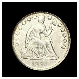 1857 Seated Liberty Half Dime UNCIRCULATED