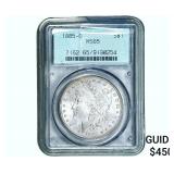 1885-O Morgan Silver Dollar PCGS MS65