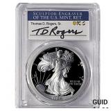 1994-P Silver Eagle PCGS PR70 DCAM Thomas D Rogers