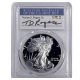 1994-P Silver Eagle PCGS PR70 DCAM Thomas D Rogers