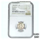 1964 INCO 10C RB-2010 NGC MS62