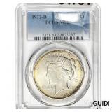 1922-D Silver Peace Dollar PCGS MS63