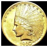 1910 Indian Head Gold Eagle $10 UNCIRCULATED