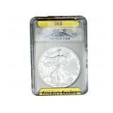 2003 Silver Eagle SGS MS70