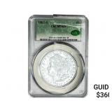 1882-S Morgan Silver Dollar CAC MS64+