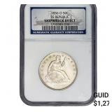 1856-O Seated Liberty Half Dollar NGC  Shipwreck E