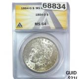 1884-O Morgan Silver Dollar ANACS MS64