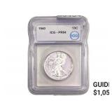 1940 Walking Liberty Half Dollar ICG PR64