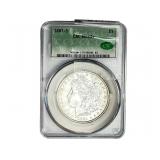 1881-S Morgan Silver Dollar CAC MS64+
