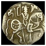India Rajput 700-1000 Silver Jital NEARLY UNCIRCU