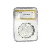 1880 Morgan Silver Dollar PGA MS65