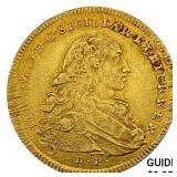 1770 Naples .2563oz Gold 6 Ducats CLOSELY UNCIRCUL