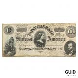 1864 $100 Confederate States of America