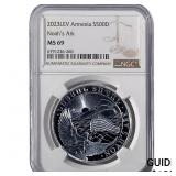 2023LEV Armenia 1OZ Silver 500 Dram Noah