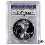 1999-P Silver Eagle PCGS PR70 DCAM Thomas D Rogers
