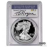 1886-S Silver Eagle PCGS PR70 DCAM Thomas D Rogers