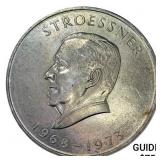 1968 Paraguay Silver 300 Guaranies UNCIRCULATED
