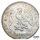 1898Mo AM Mexico Silver Peso CHOICE AU