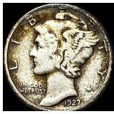 1927-S Mercury Dime LIGHTLY CIRCULATED