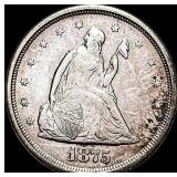 1875-S Silver Twenty Cents CLOSELY UNCIRCULATED