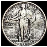 1917 Type 1 Standing Liberty Quarter LIGHTLY CIRC