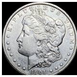 1901 Morgan Silver Dollar NEARLY UNCIRCULATED