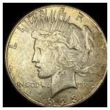1923-S Silver Peace Dollar CHOICE AU