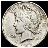 1921 Silver Peace Dollar LIGHTLY CIRCULATED