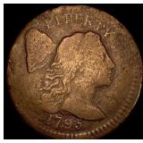 1795 Flowing Hair Large Cent LIGHTLY CIRCULATED