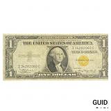 1935-A $1 Gold Seal North Africa Usa Silver Certi
