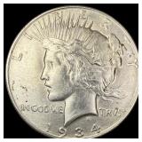 1934-D Silver Peace Dollar CLOSELY UNCIRCULATED