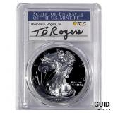 1999-P Silver Eagle PCGS PR70 DCAM Thomas D Rogers