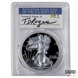 1999-P Silver Eagle PCGS PR70 DCAM Thomas D Rogers