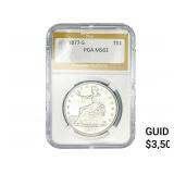 1877-S Silver Trade Dollar PGA MS62