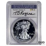 1999-P Silver Eagle PCGS PR70 DCAM Thomas D Rogers