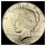 1922 Silver Peace Dollar UNCIRCULATED