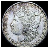 1890-S Silver Morgan Dollar CHOICE AU