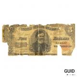 1891 $5 Treasury Note