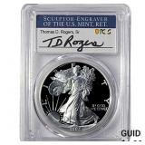 1994-P Silver Eagle PCGS PR70 DCAM Thomas D Rogers